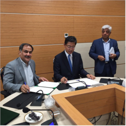 امضای تفاهمنامه همکاری شرکت ارغوان آدینه و LSMtron کره جنوبی